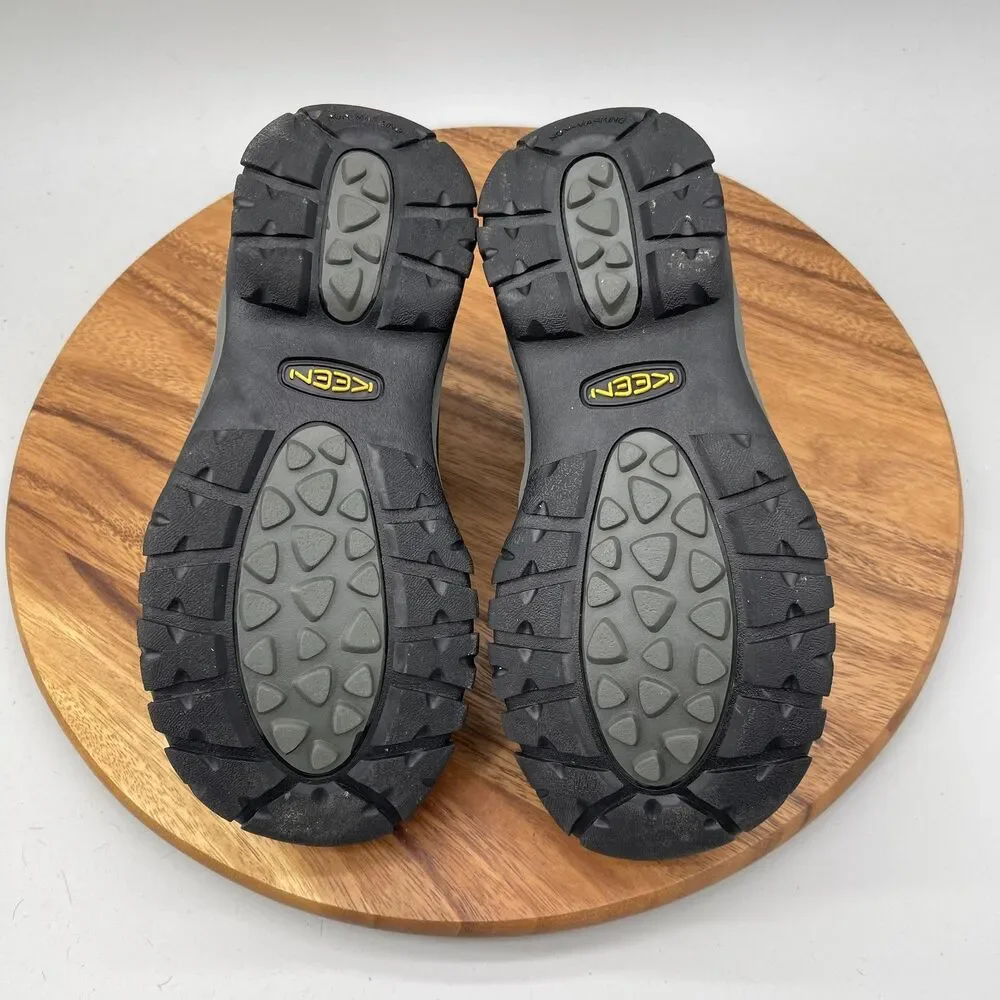 Keen Kaci Boots Womens Size 9 Black Leather Mid Waterproof Winter Comfort - Picture 7 of 9